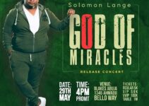 Lyrics for GOD OF MIRACLES by Solomon Lange