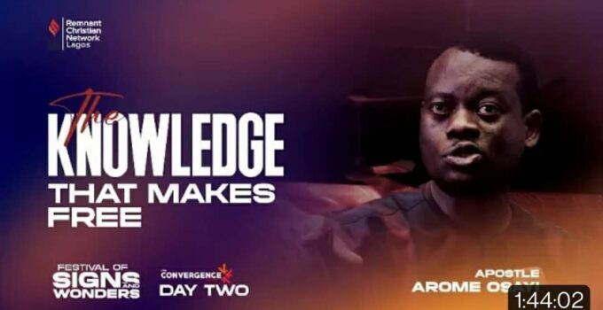 The Knowledge That Makes Free mp3 by Arome Osayi